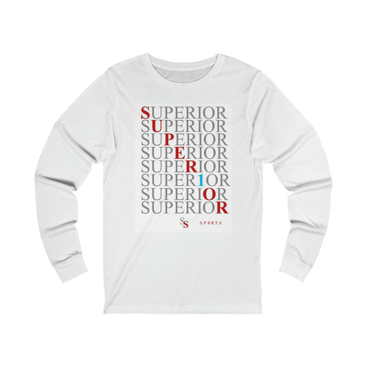 Men Long Sleeve Repeat Superior SS Tee