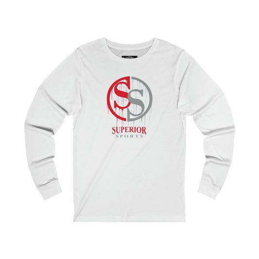 Men Long Sleeve SS Drip Tee