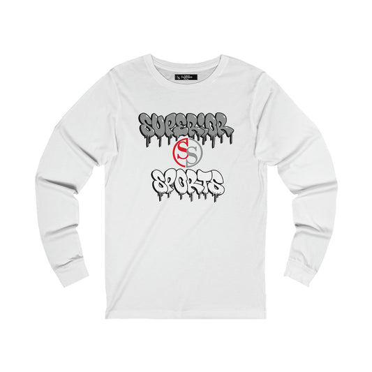 Men Long Sleeve Ghoulish Gray SS Tee